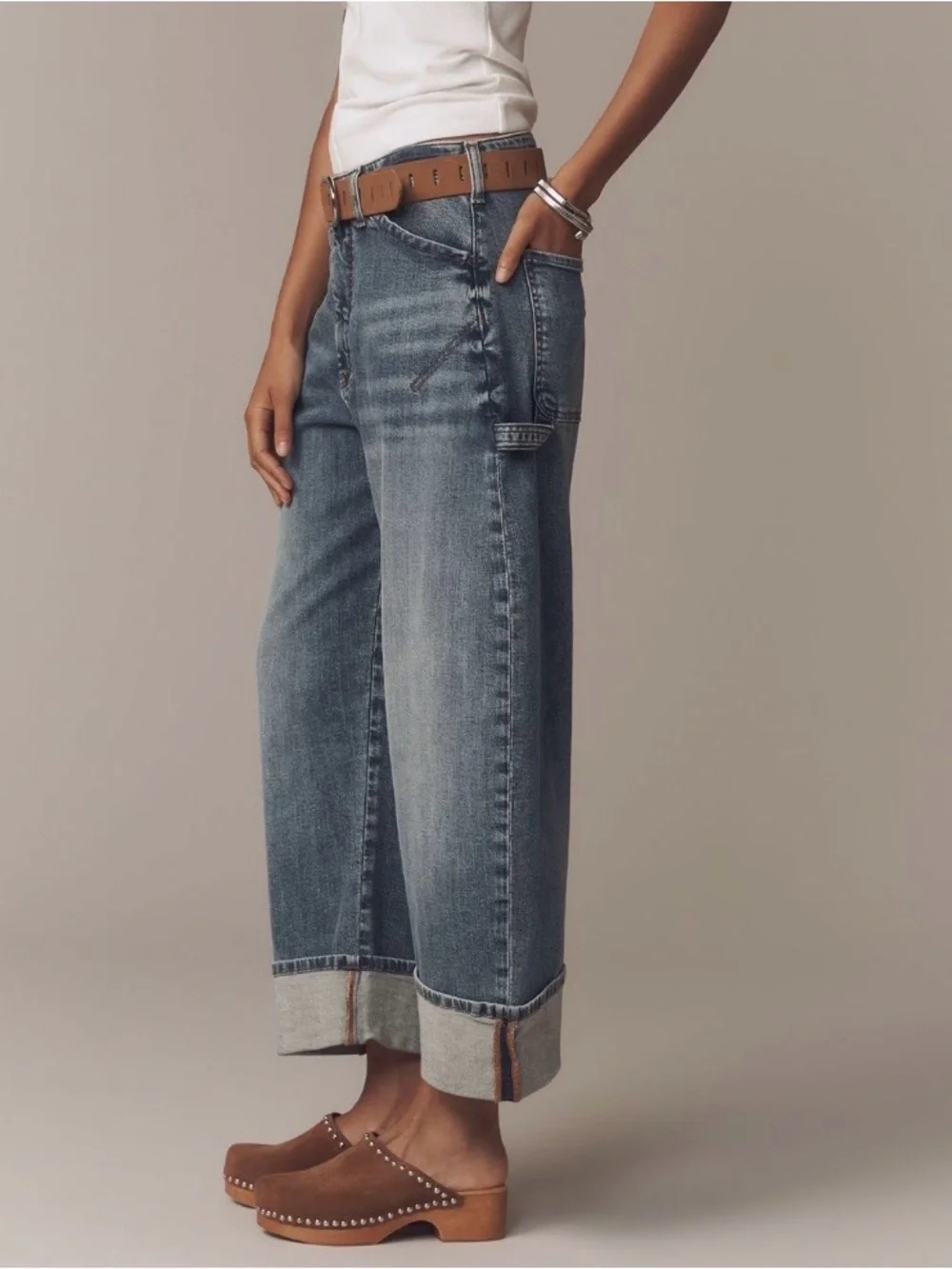 The Kayden Barrel Carpenter Jeans by Pilcro ~ NWT - Picture 3 of 6